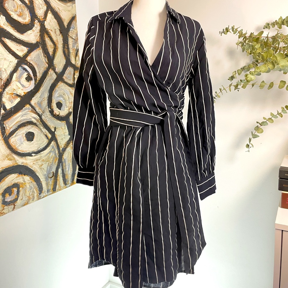 FRNCH wrap dress like new